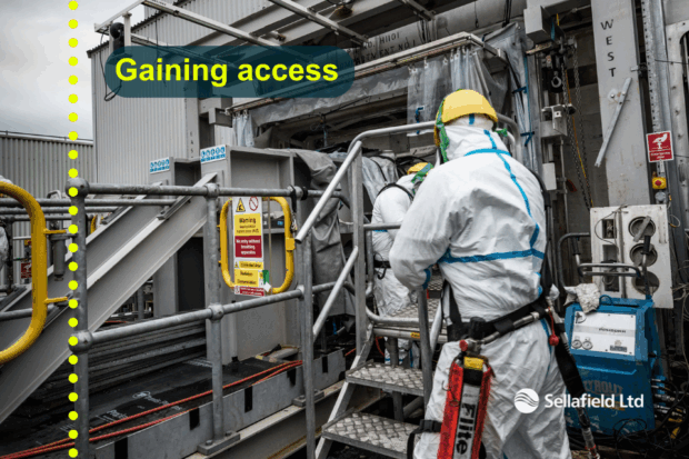 Gaining access to the Sellafield Pile Fuel Cladding Silo